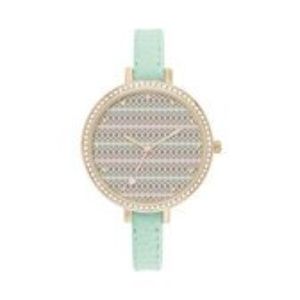 Jessica Carlyle Mint Heart Boxed Watch